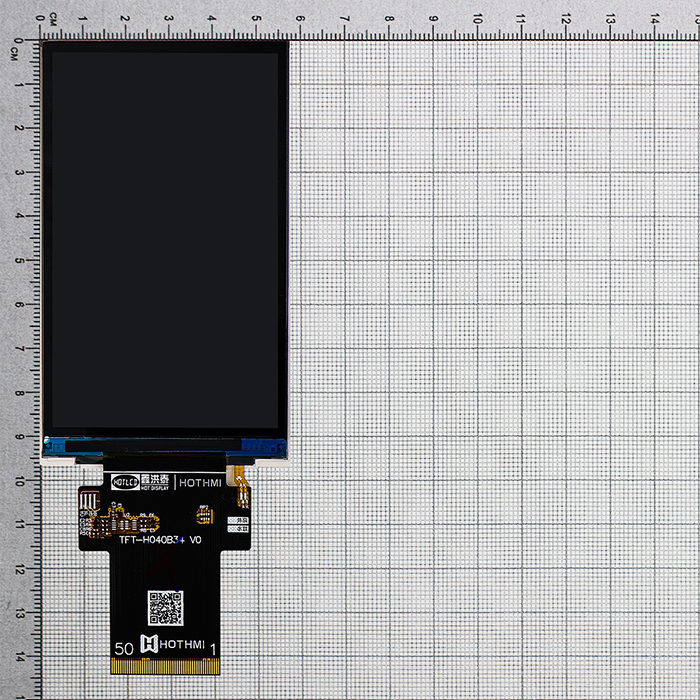 4 寸超低温TFT LCD 480x800 分辨率IPS工业级液晶显示屏